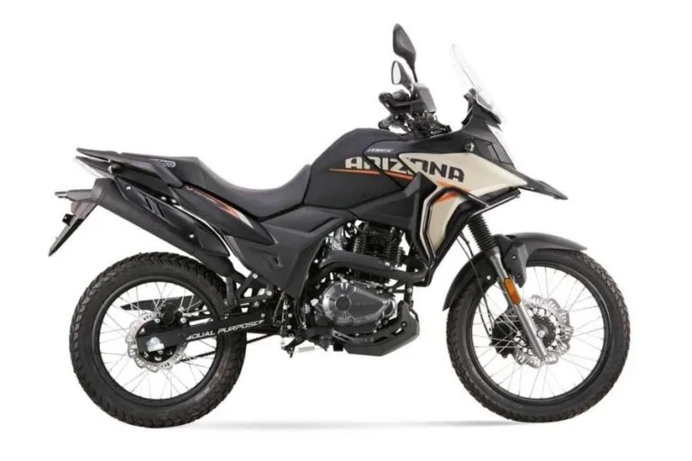 Moto Victory Arizona color negro disponible en Supermotos